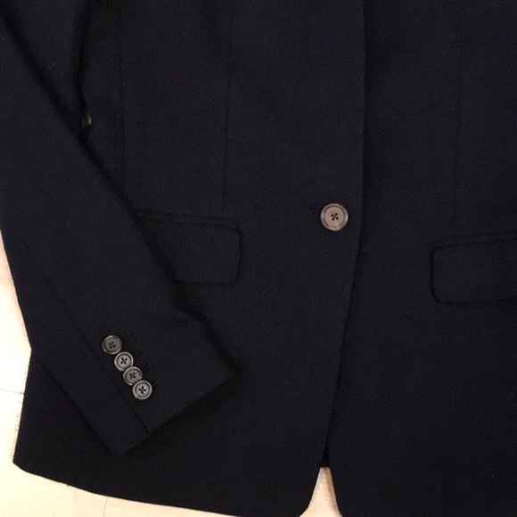 J.Crew dark navy wool one button Regent blazer jacket - Picture 6 of 11